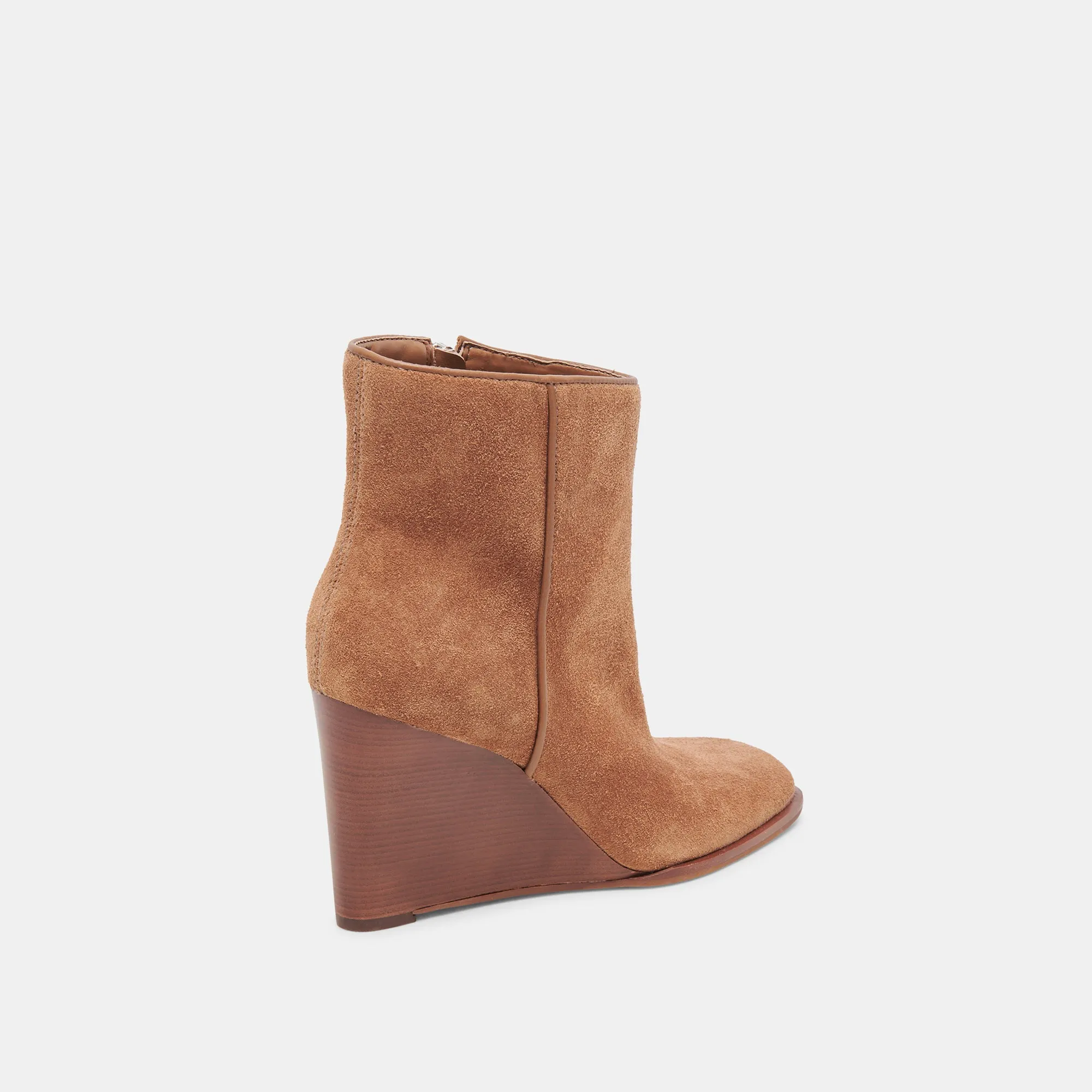 SUSANN WEITE STIEFELETTEN KASTANIENBRAUNES WILDLEDER