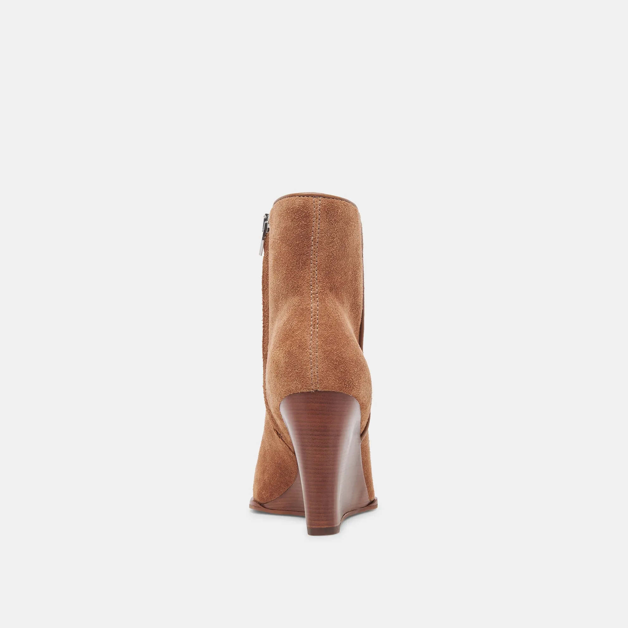 SUSANN WEITE STIEFELETTEN KASTANIENBRAUNES WILDLEDER
