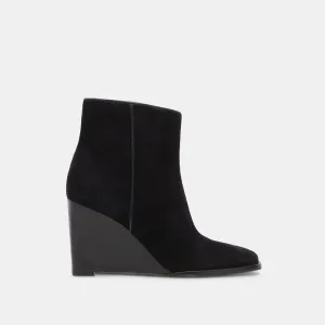 SUSANN WEITE STIEFELETTEN ONYX WILDLEDER
