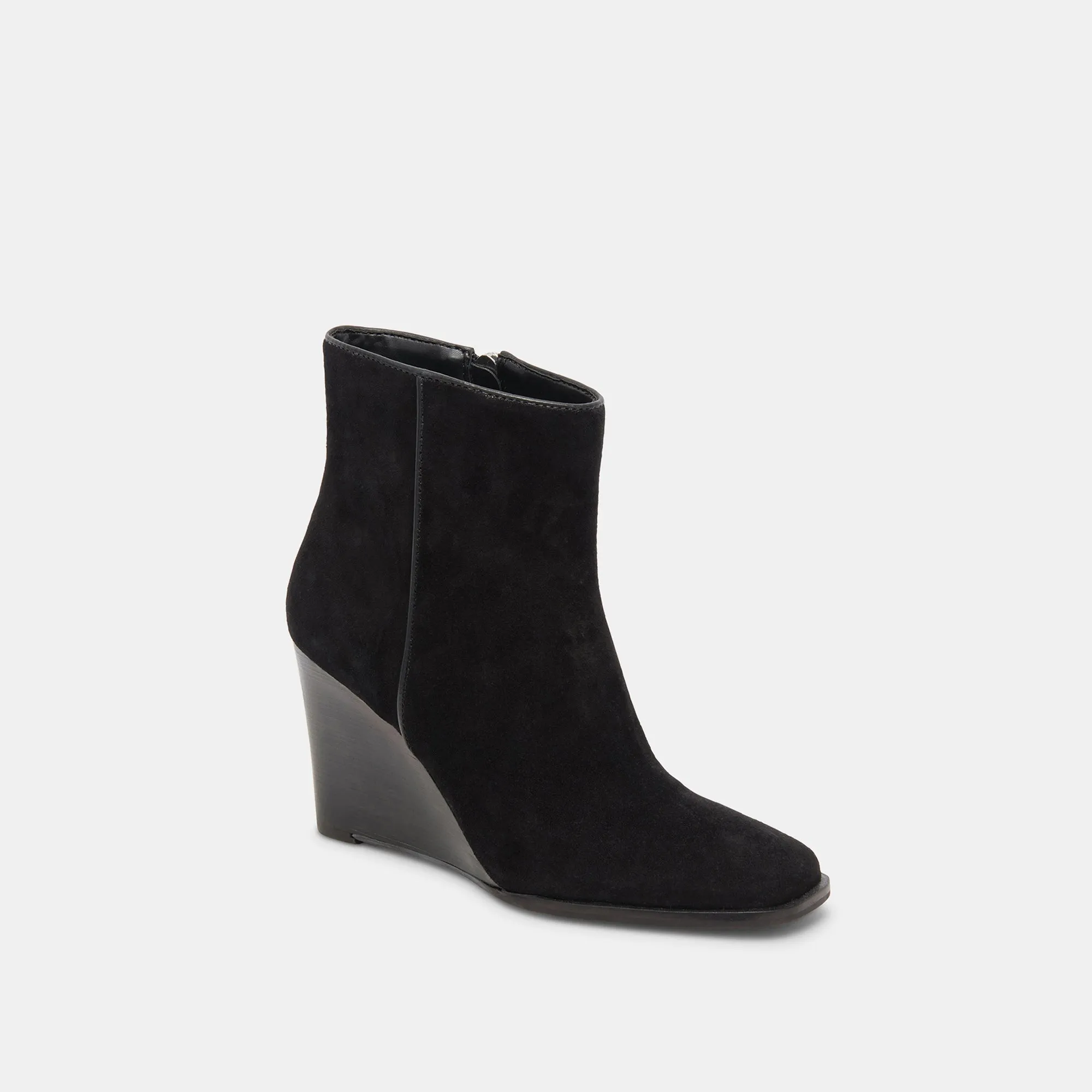 SUSANN WEITE STIEFELETTEN ONYX WILDLEDER
