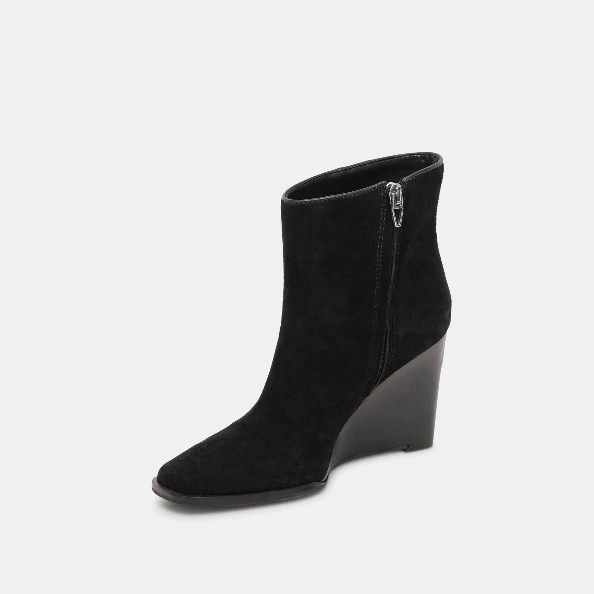 SUSANN WEITE STIEFELETTEN ONYX WILDLEDER