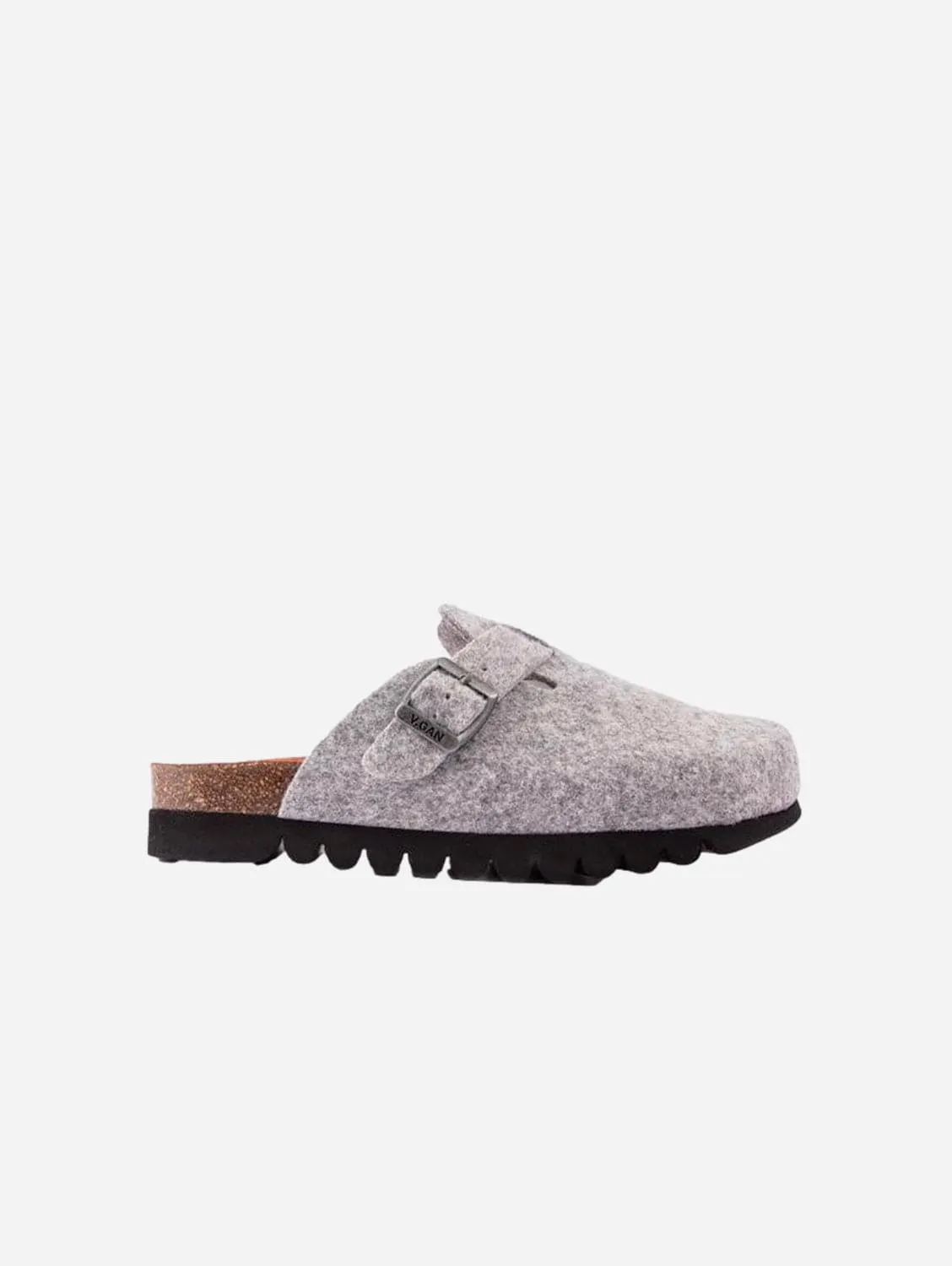 Taro Damen Fußbett Textil Vegane Sandalen | Grau