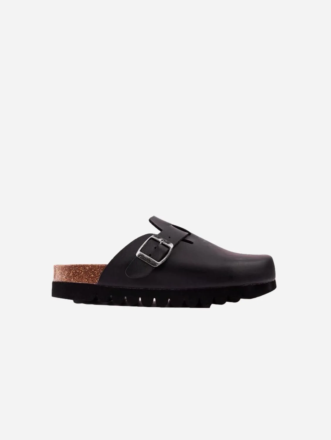 Taro Damen-Fußbett Vegan Sandalen | Schwarz