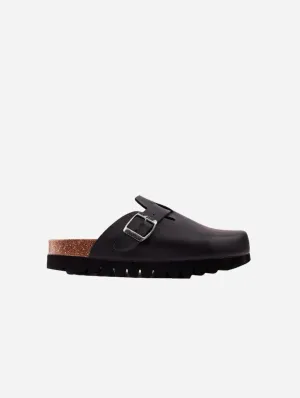 Taro Damen-Fußbett Vegan Sandalen | Schwarz