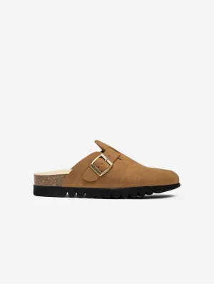 Taro Damen-Fußbett Vegan Sandalen | Hellbraun