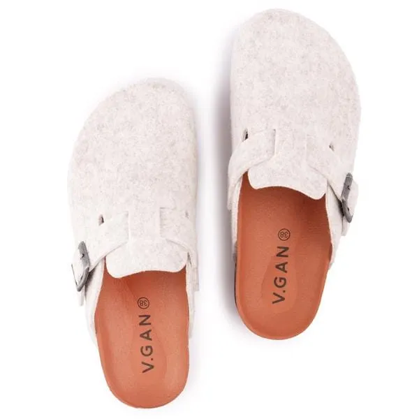 Taro Damen-Fußbett Vegan Sandalen | Weiß