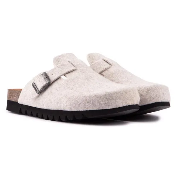 Taro Damen-Fußbett Vegan Sandalen | Weiß