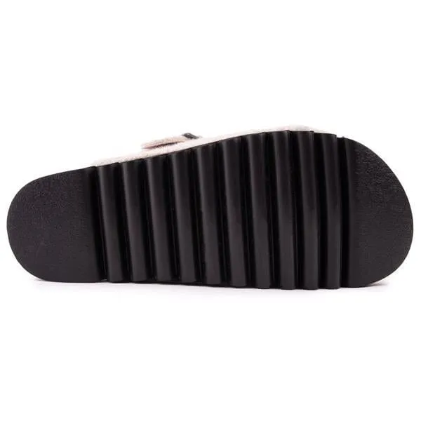 Taro Damen-Fußbett Vegan Sandalen | Weiß