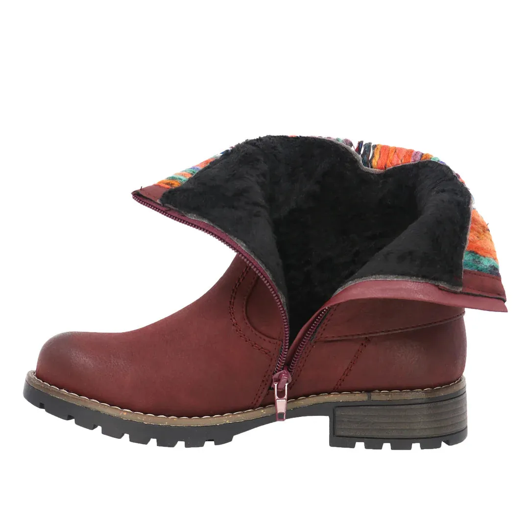 TAXI Schuhe Serena-01T Burgunderrot