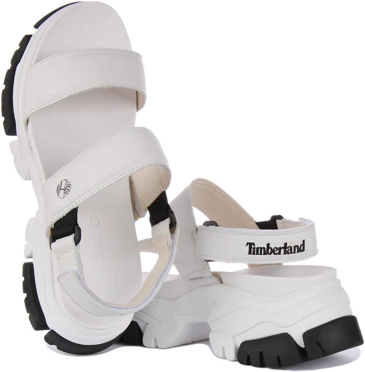 Timberland A5Usm Adley Way In Weiße Plateau-Sandalen Schuhe Timberland