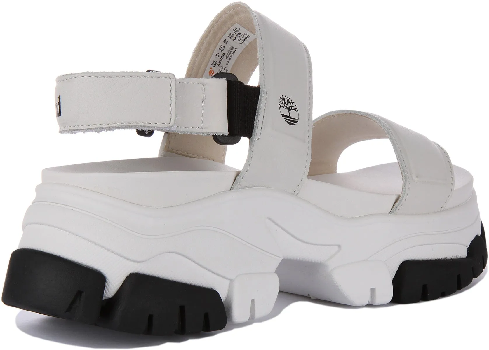 Timberland A5Usm Adley Way In Weiße Plateau-Sandalen Schuhe Timberland