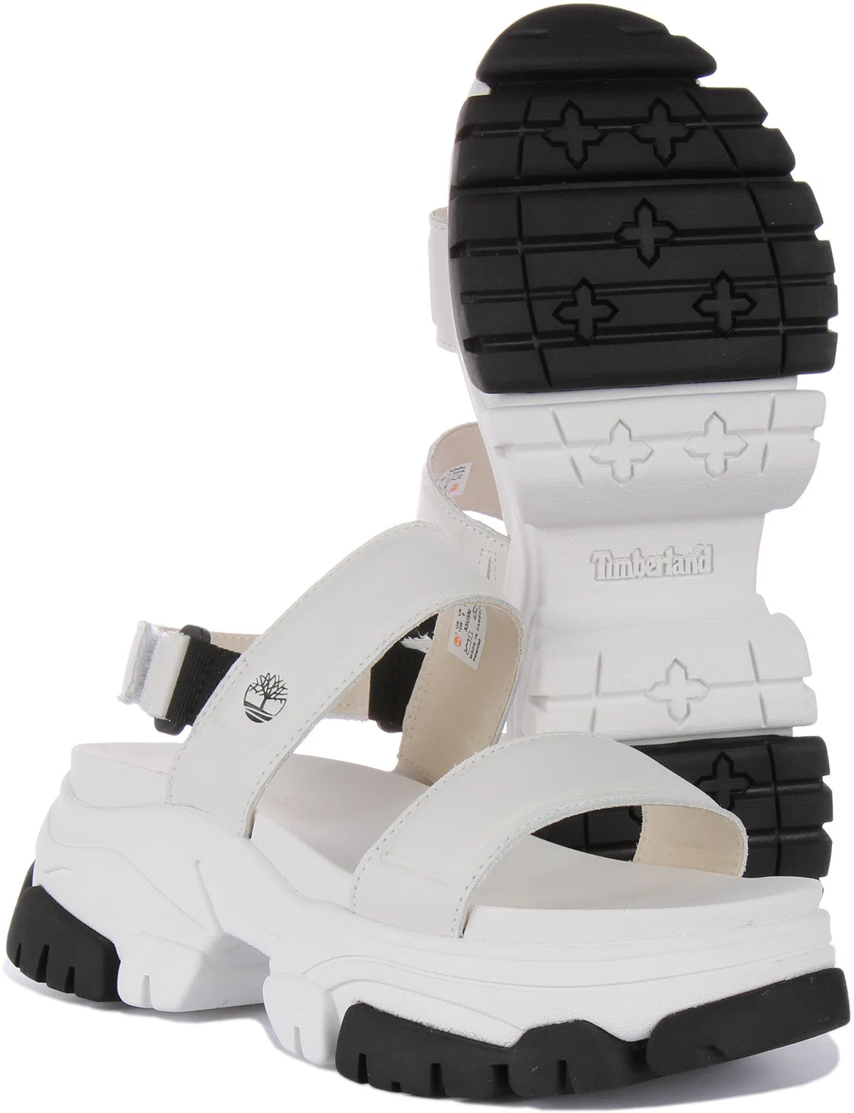 Timberland A5Usm Adley Way In Weiße Plateau-Sandalen Schuhe Timberland