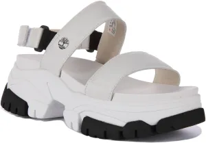 Timberland A5Usm Adley Way In Weiße Plateau-Sandalen Schuhe Timberland