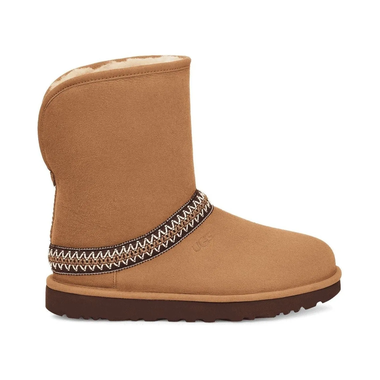 UGG CLASSIC SHORT CRESCENT DAMEN