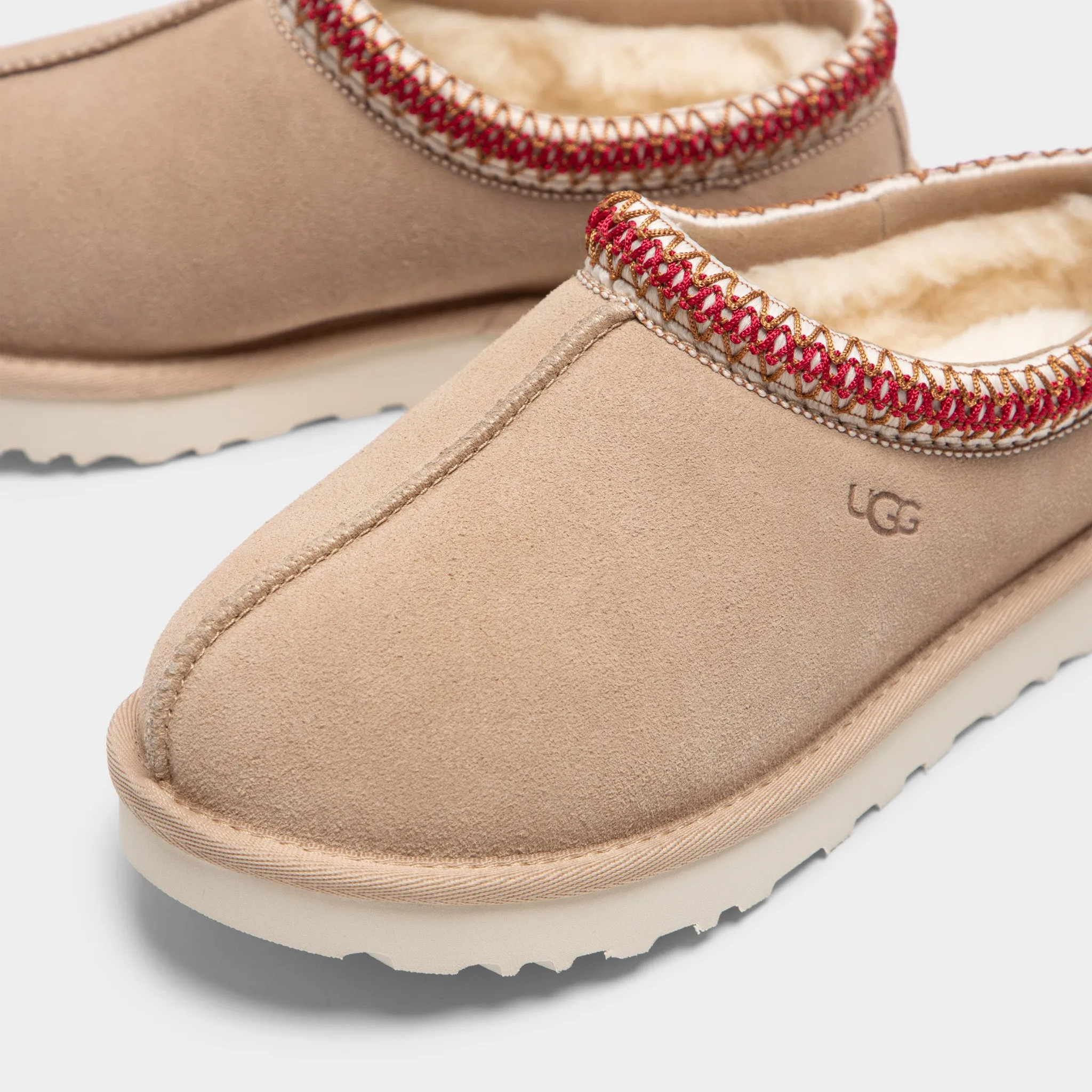 Ugg Damen Tasman Sand / Dunkle Kirsche Ugg Schuhe