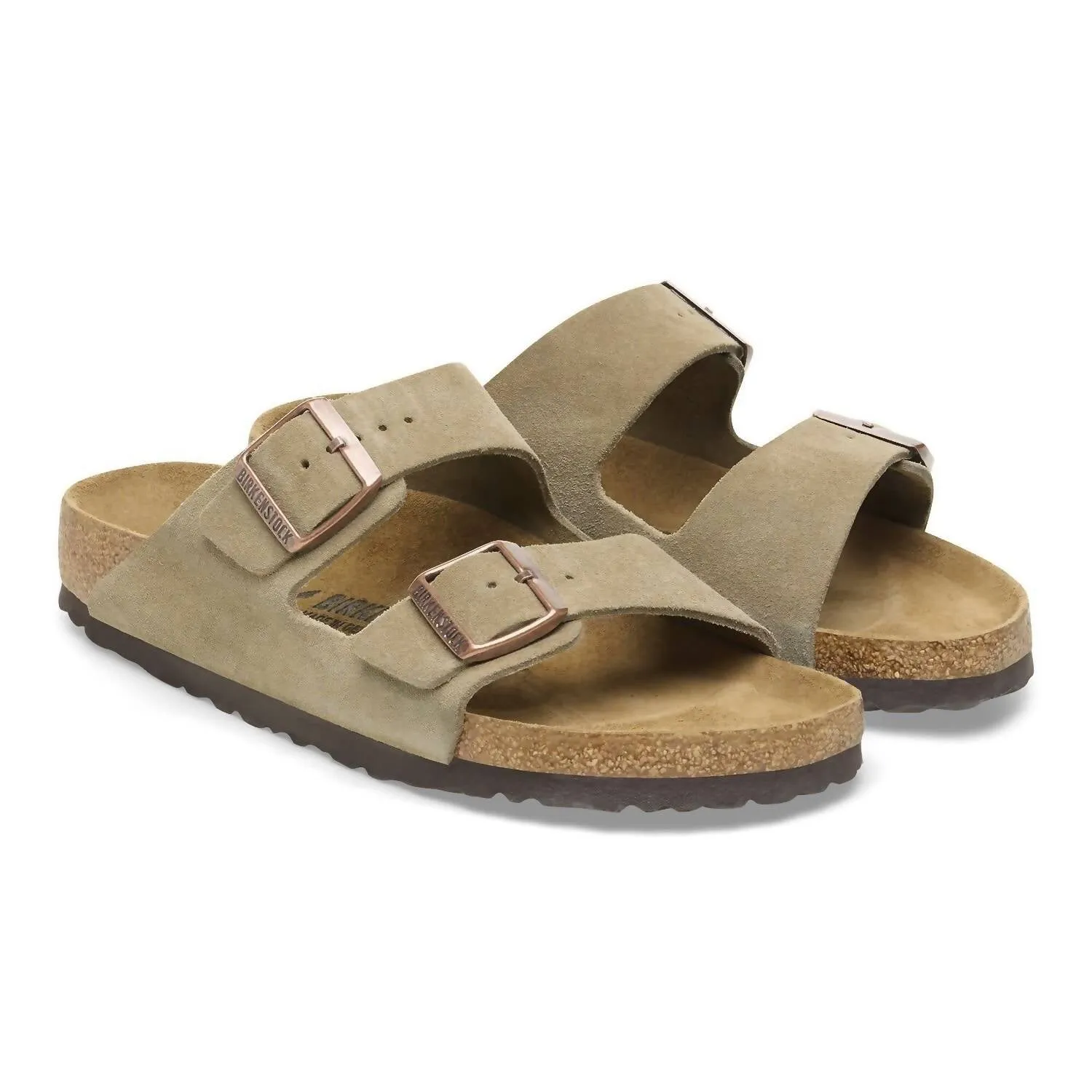 Unisex Arizona Sfb Sandale - Regular In Wildleder Taupe