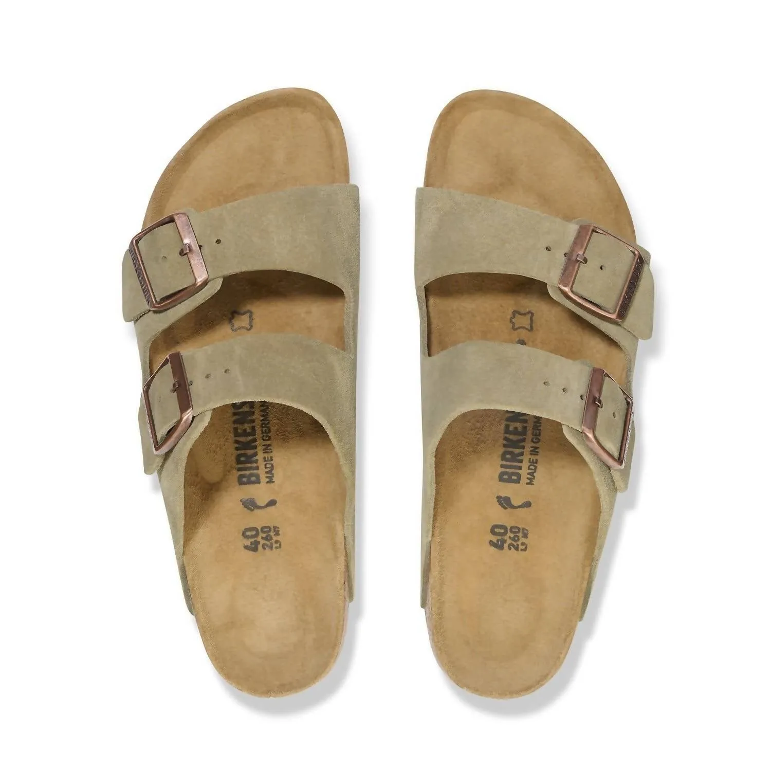 Unisex Arizona Sfb Sandale - Regular In Wildleder Taupe