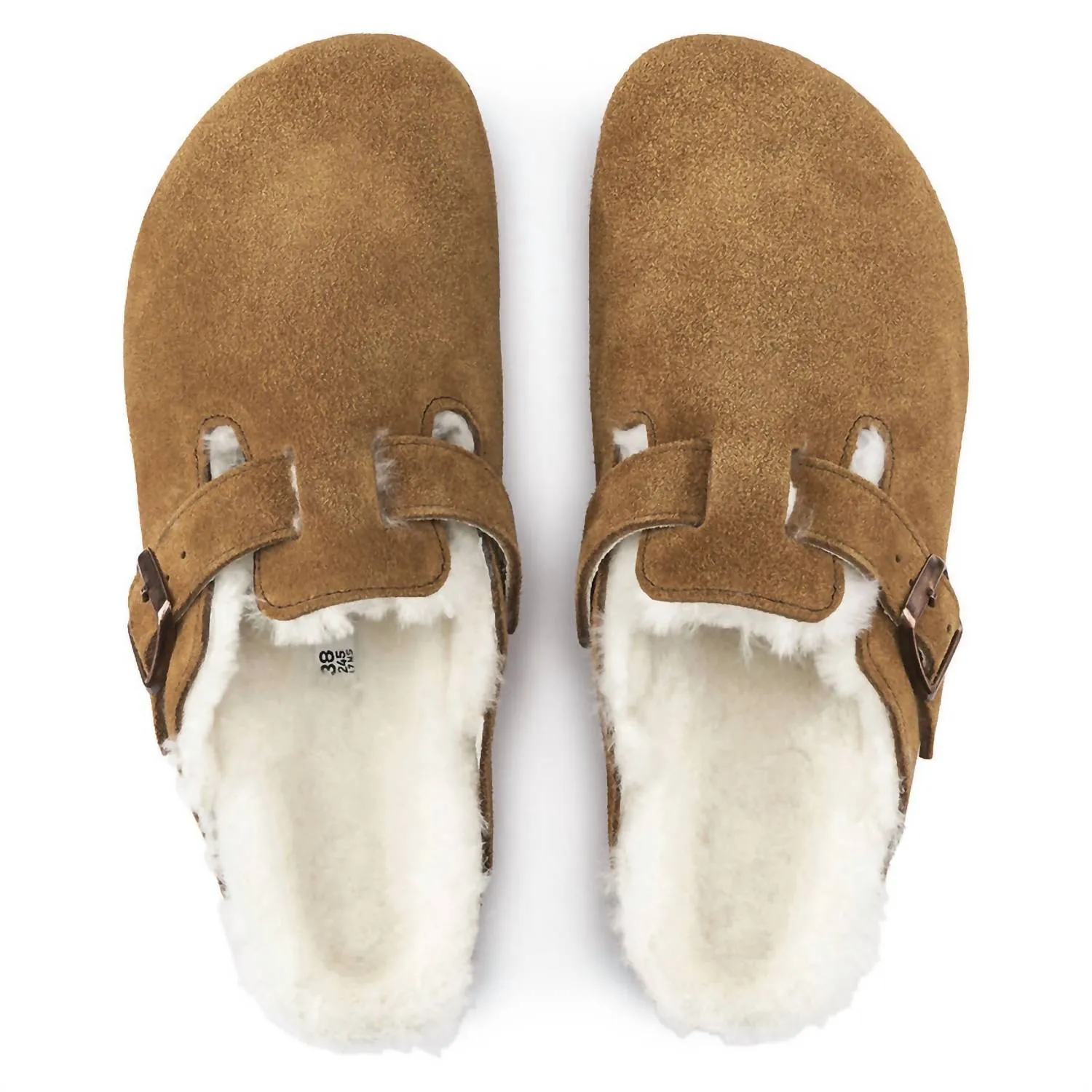Unisex Boston Shearling Clog (Schmale Weite) In Nerz