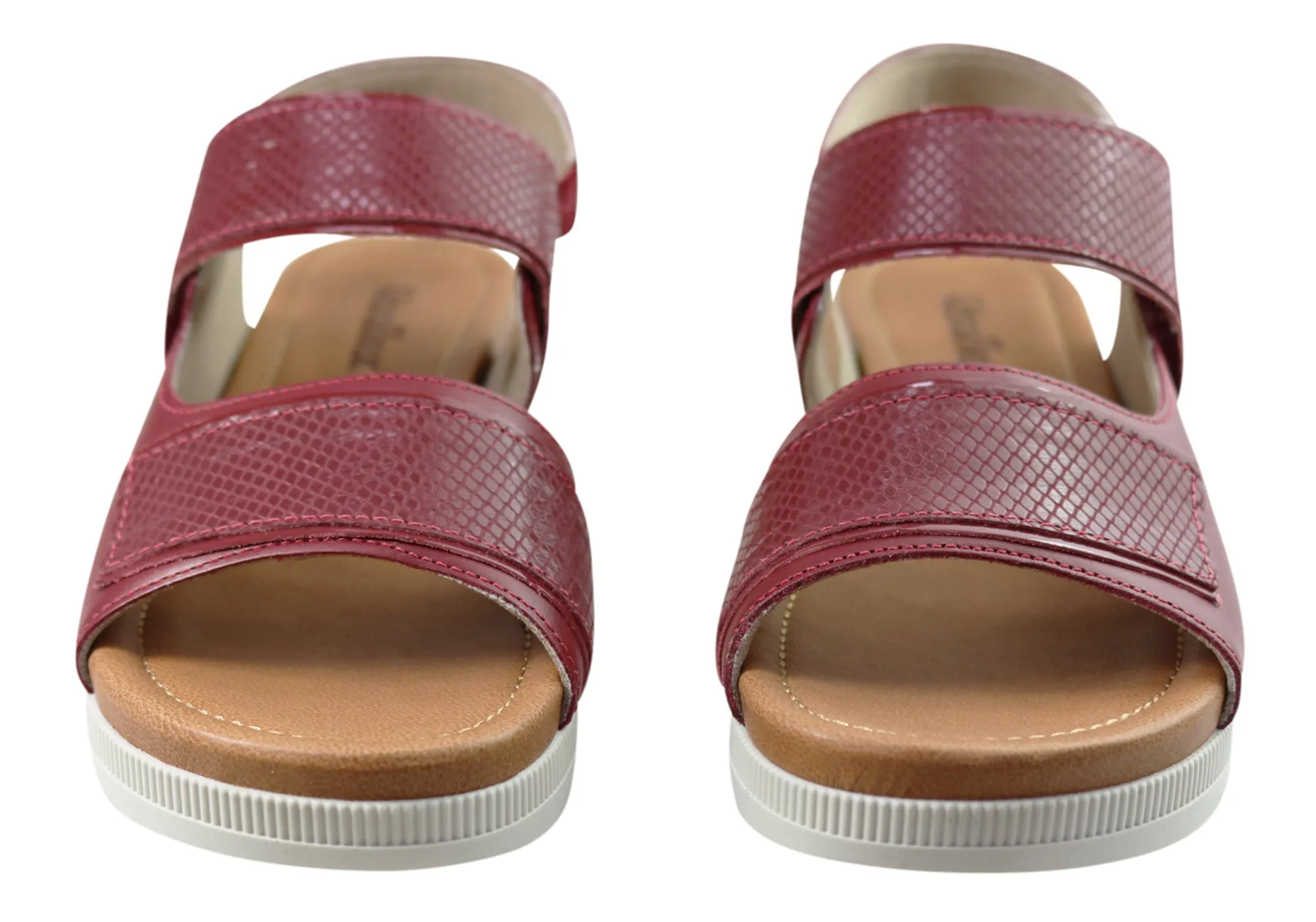 Usaflex Hilda Damen Bequeme Ledersandalen Hergestellt In Brasilien Usaflex Schuhe