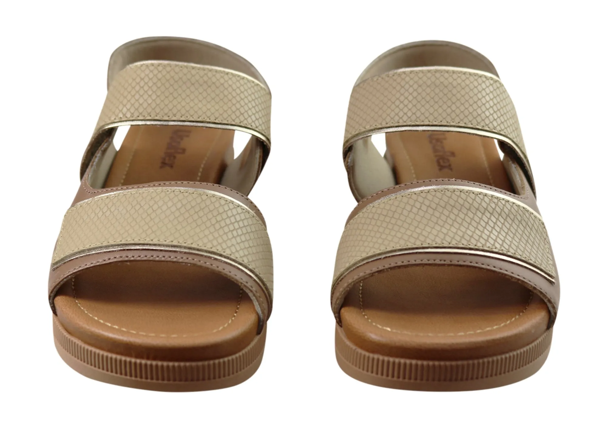Usaflex Hilda Damen Bequeme Ledersandalen Hergestellt In Brasilien Usaflex Schuhe