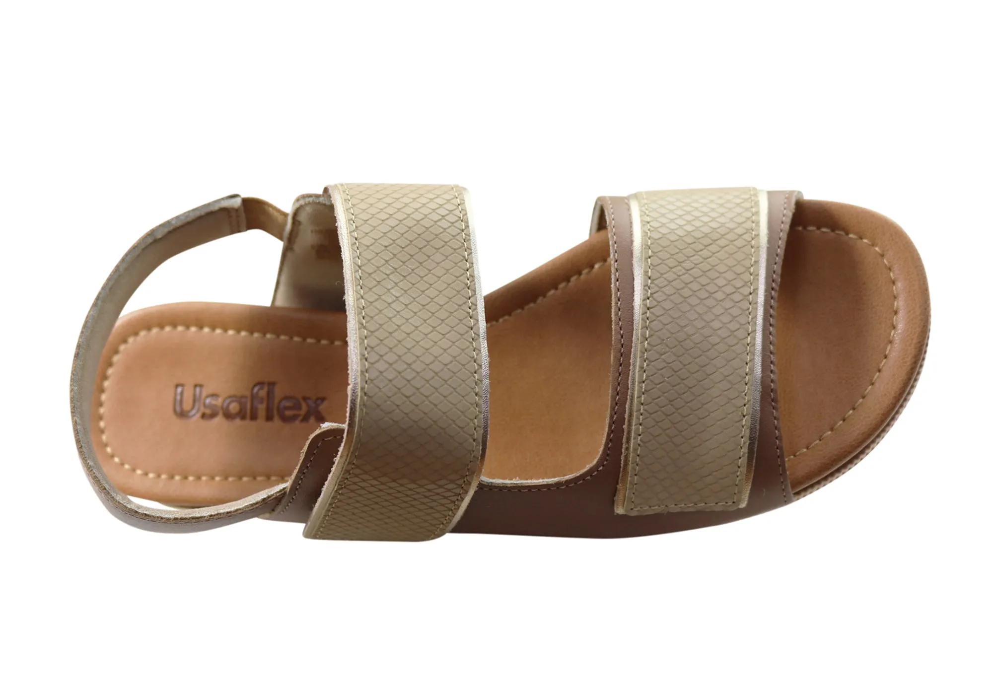 Usaflex Hilda Damen Bequeme Ledersandalen Hergestellt In Brasilien Usaflex Schuhe