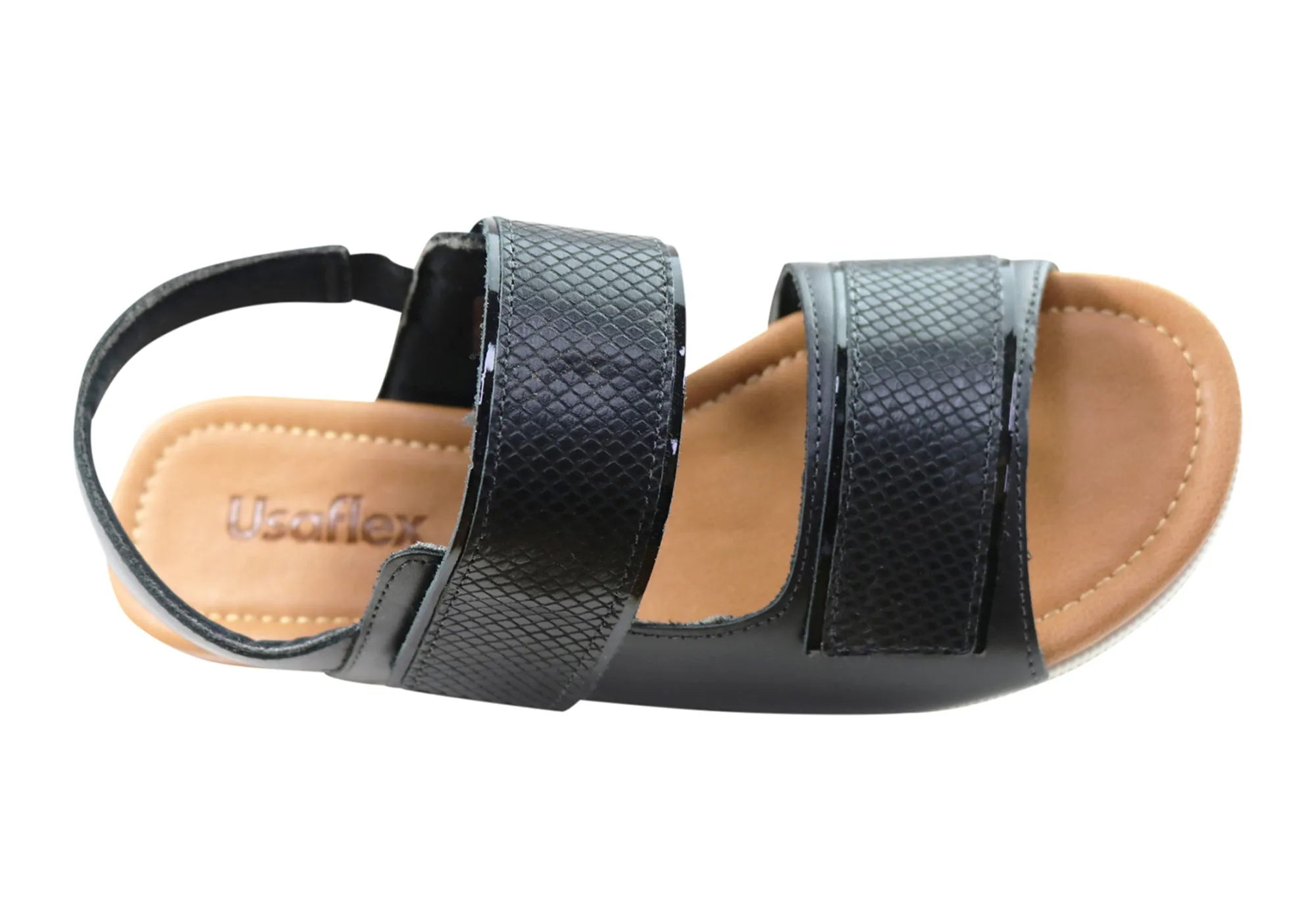 Usaflex Hilda Damen Bequeme Ledersandalen Hergestellt In Brasilien Usaflex Schuhe