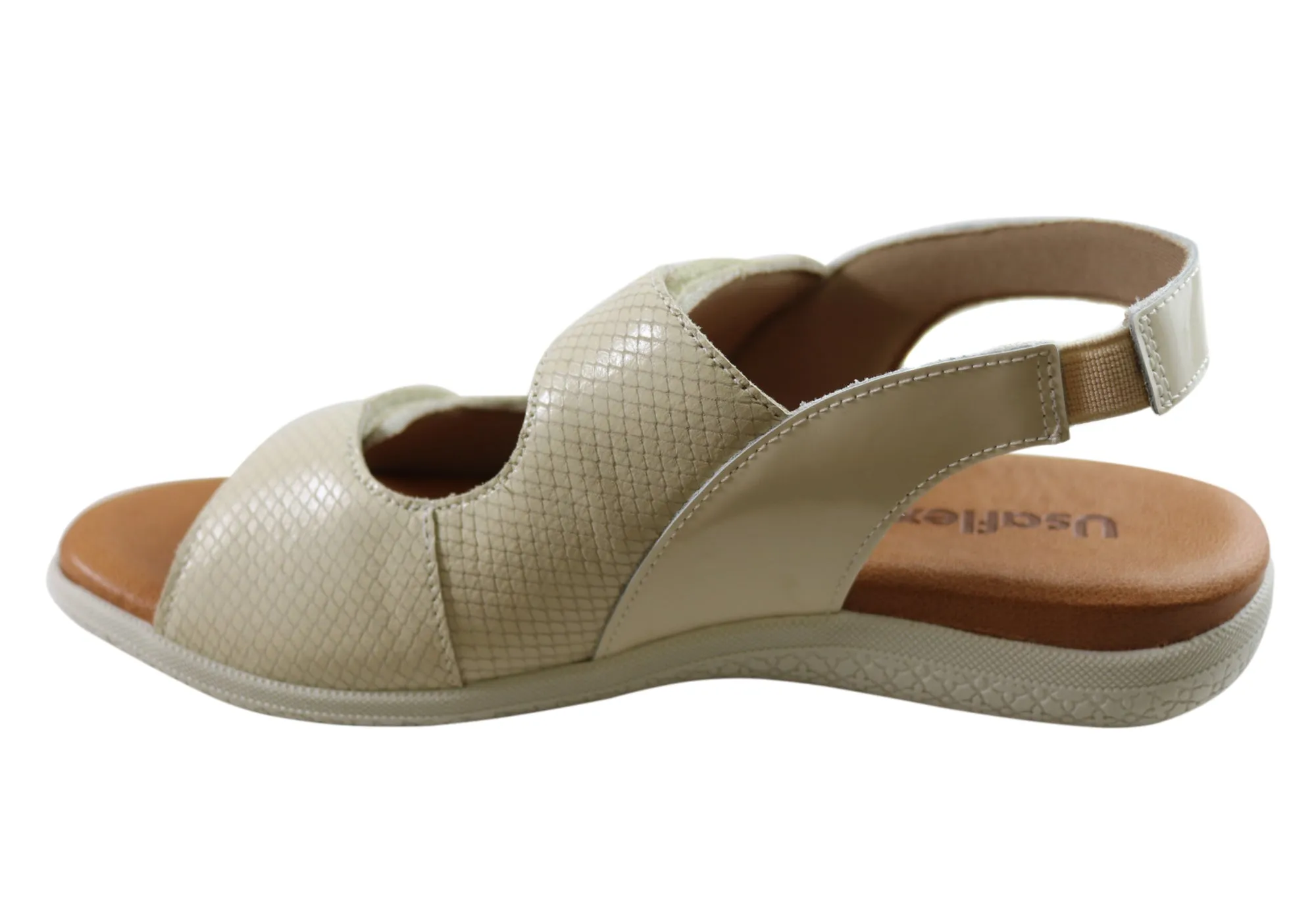 Usaflex Jessica Damen Bequeme Ledersandalen Hergestellt In Brasilien Usaflex Schuhe