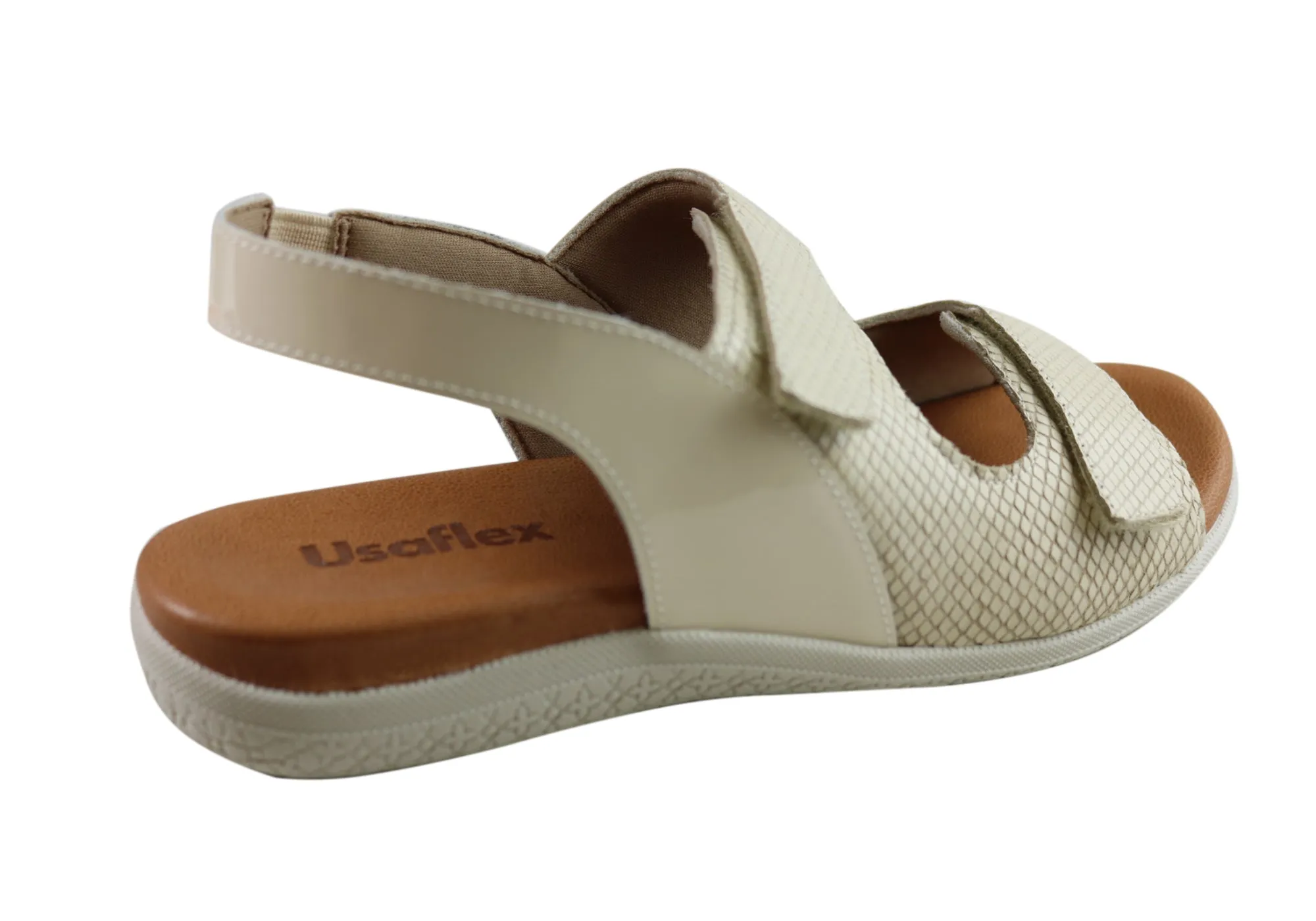 Usaflex Jessica Damen Bequeme Ledersandalen Hergestellt In Brasilien Usaflex Schuhe