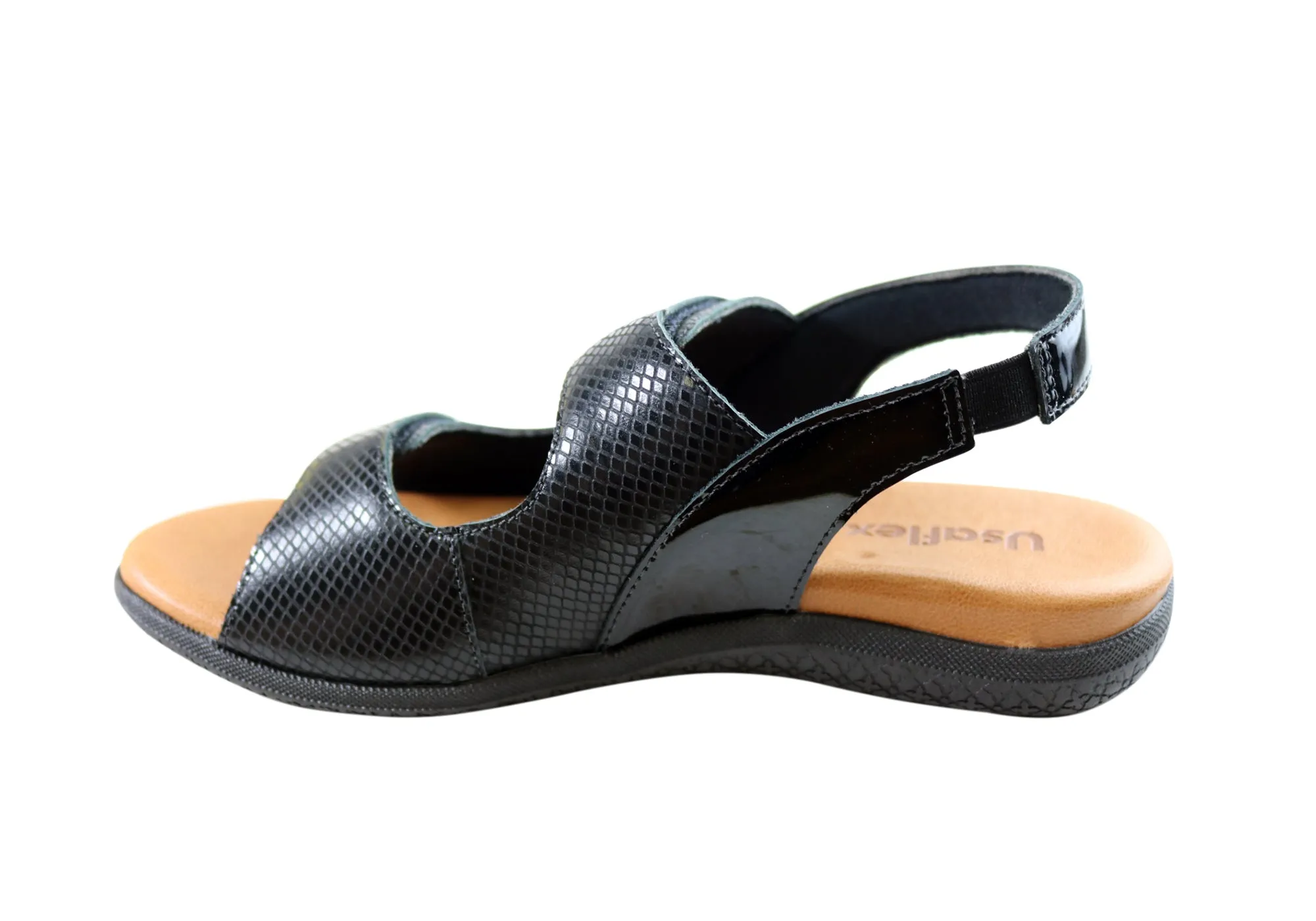 Usaflex Jessica Damen Bequeme Ledersandalen Hergestellt In Brasilien Usaflex Schuhe