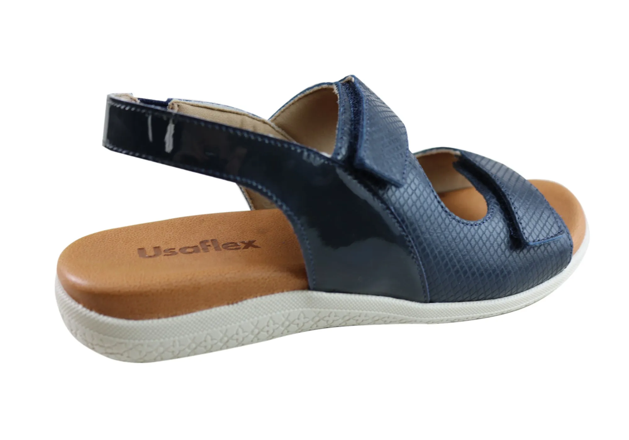 Usaflex Jessica Damen Bequeme Ledersandalen Hergestellt In Brasilien Usaflex Schuhe