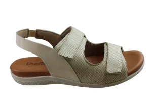 Usaflex Jessica Damen Bequeme Ledersandalen Hergestellt In Brasilien Usaflex Schuhe