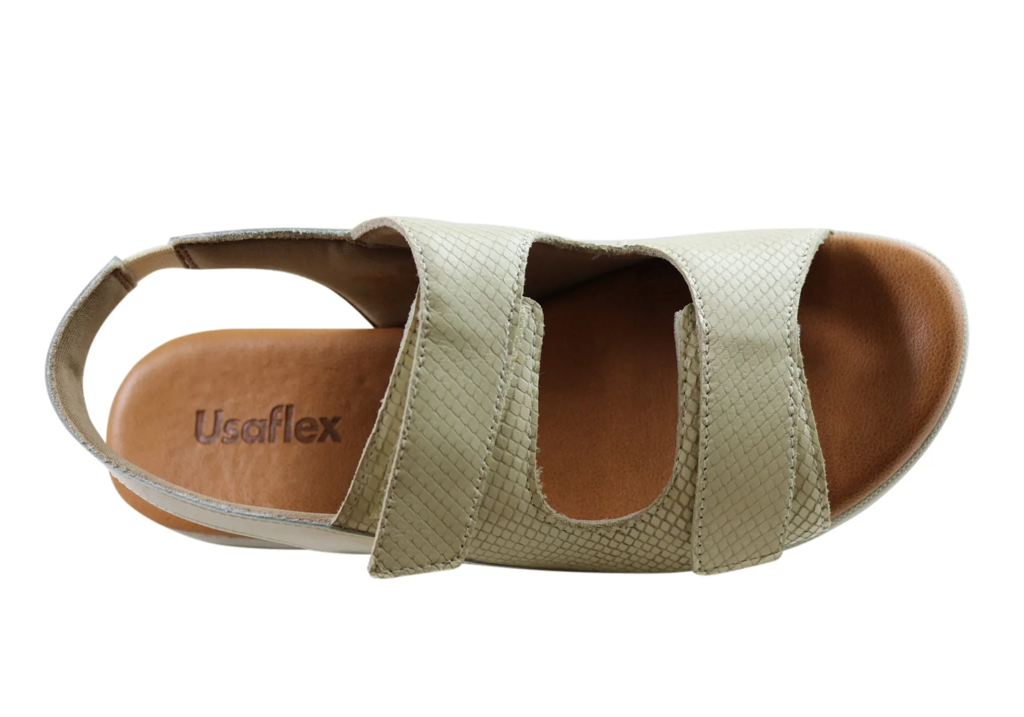 Usaflex Jessica Damen Bequeme Ledersandalen Hergestellt In Brasilien Usaflex Schuhe