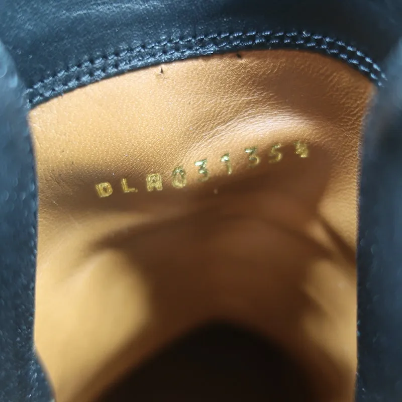 Valentino Rockstud Knöchelstiefel Schwarz Geprägtes Leder Größe 35.5 Stiefeletten mit mittlerer Absatzhöhe