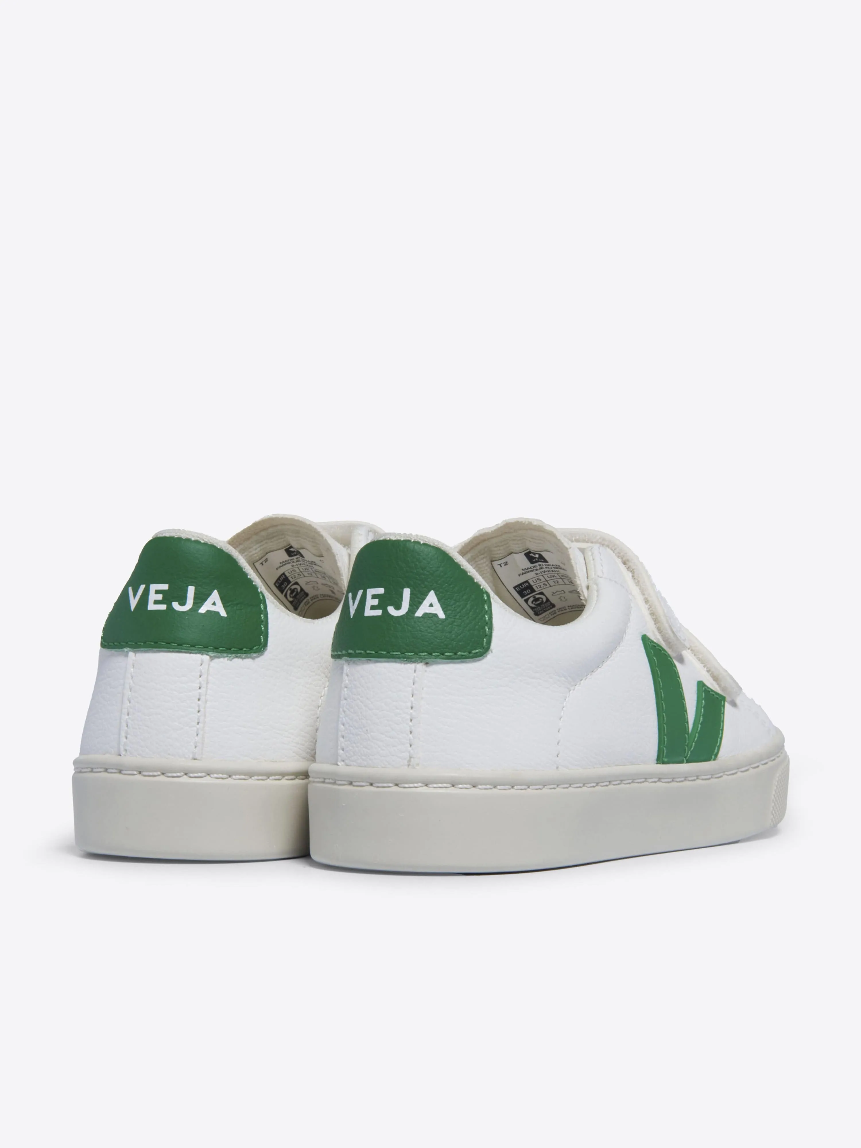 Veja Kids Esplar ChromeFree Leder Turnschuhe in Weiß