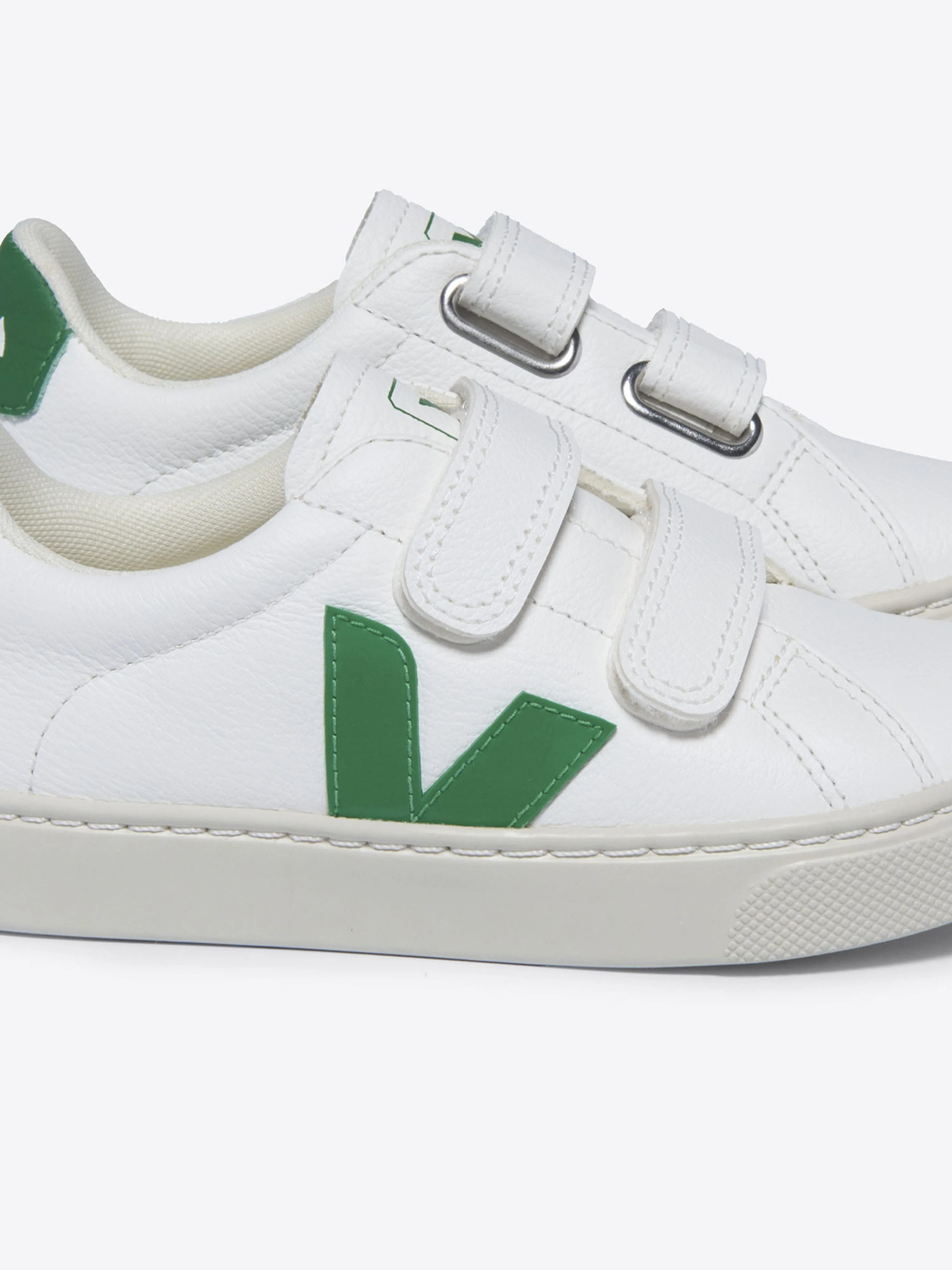 Veja Kids Esplar ChromeFree Leder Turnschuhe in Weiß