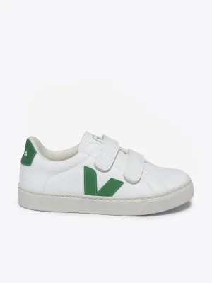 Veja Kids Esplar ChromeFree Leder Turnschuhe in Weiß