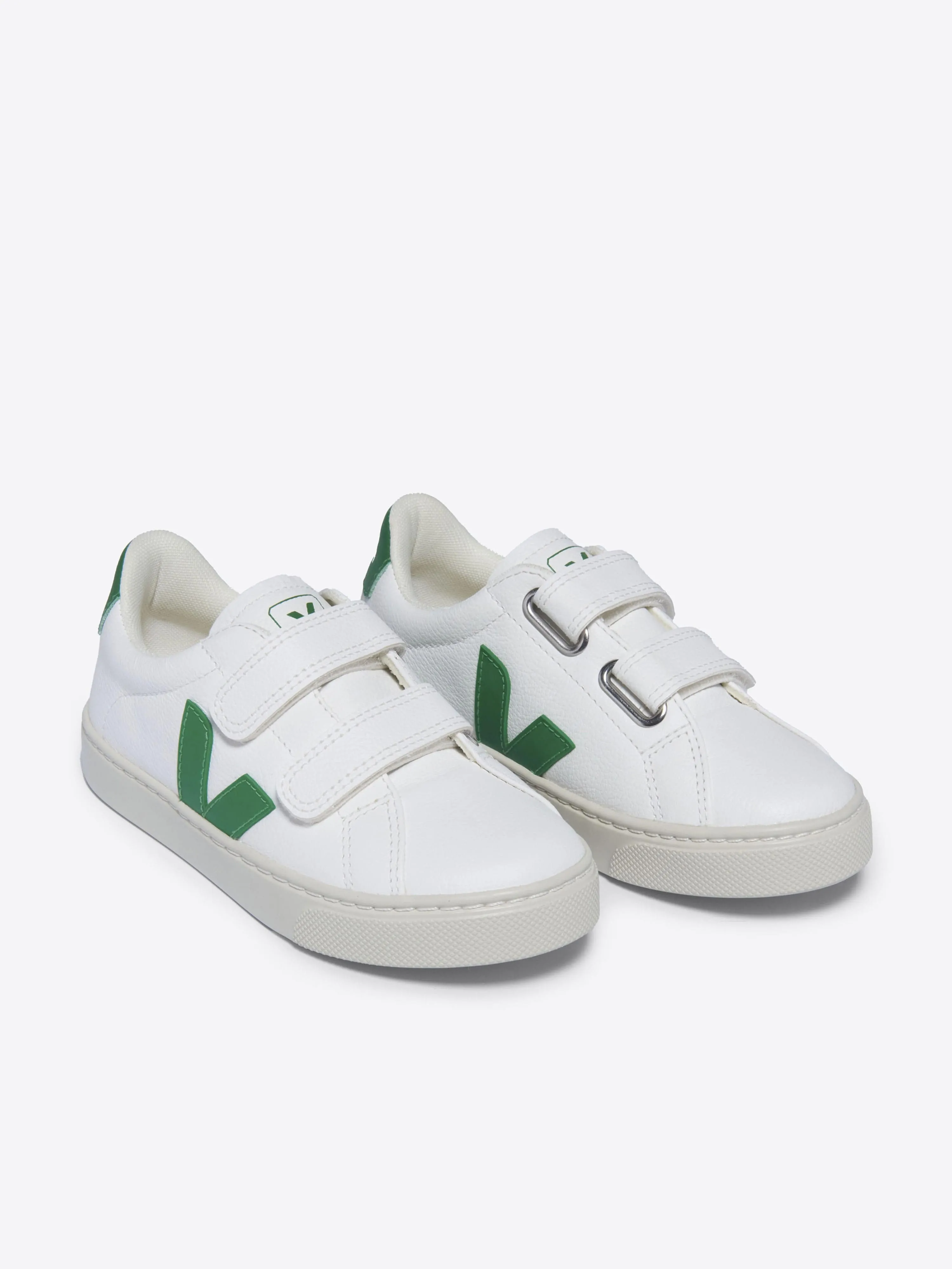 Veja Kids Esplar ChromeFree Leder Turnschuhe in Weiß