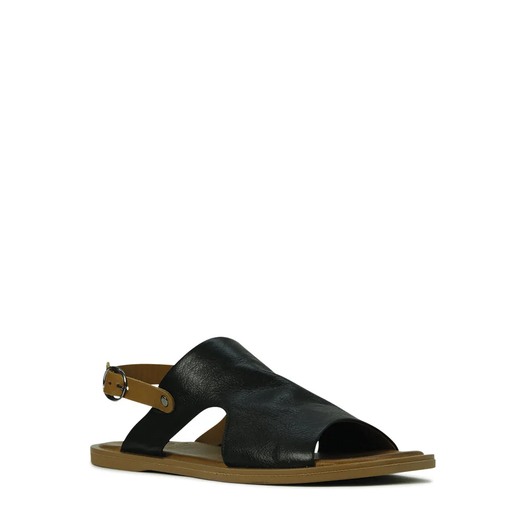 Vitto Leder-Crossband-Sandalen