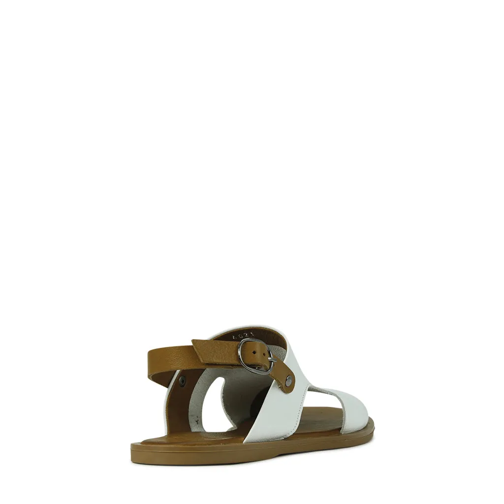 Vitto Leder-Crossband-Sandalen