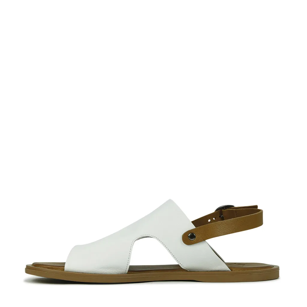 Vitto Leder-Crossband-Sandalen