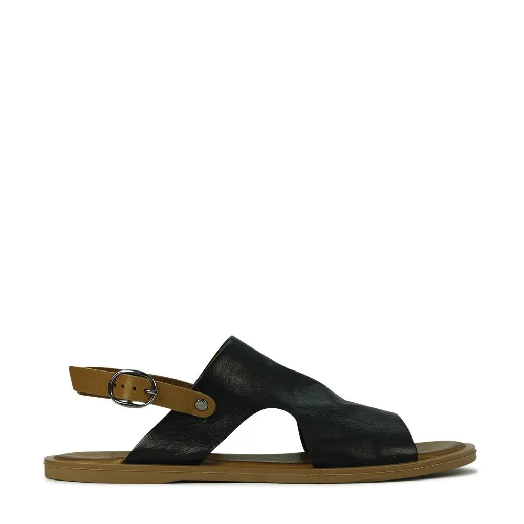 Vitto Leder-Crossband-Sandalen