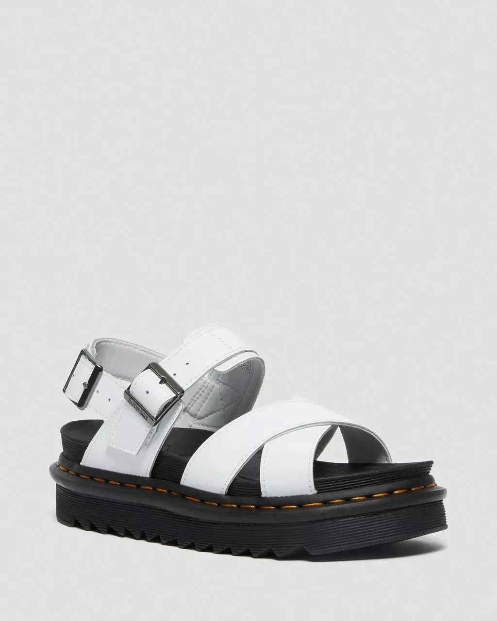 Voss II Leder-Sandalen in Weiß