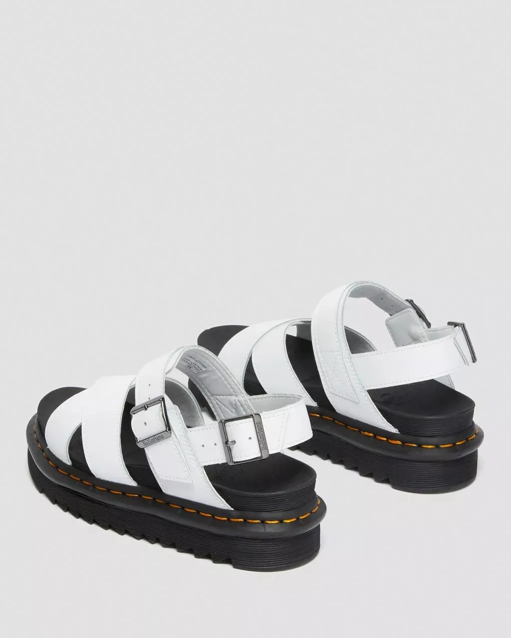Voss II Leder-Sandalen in Weiß