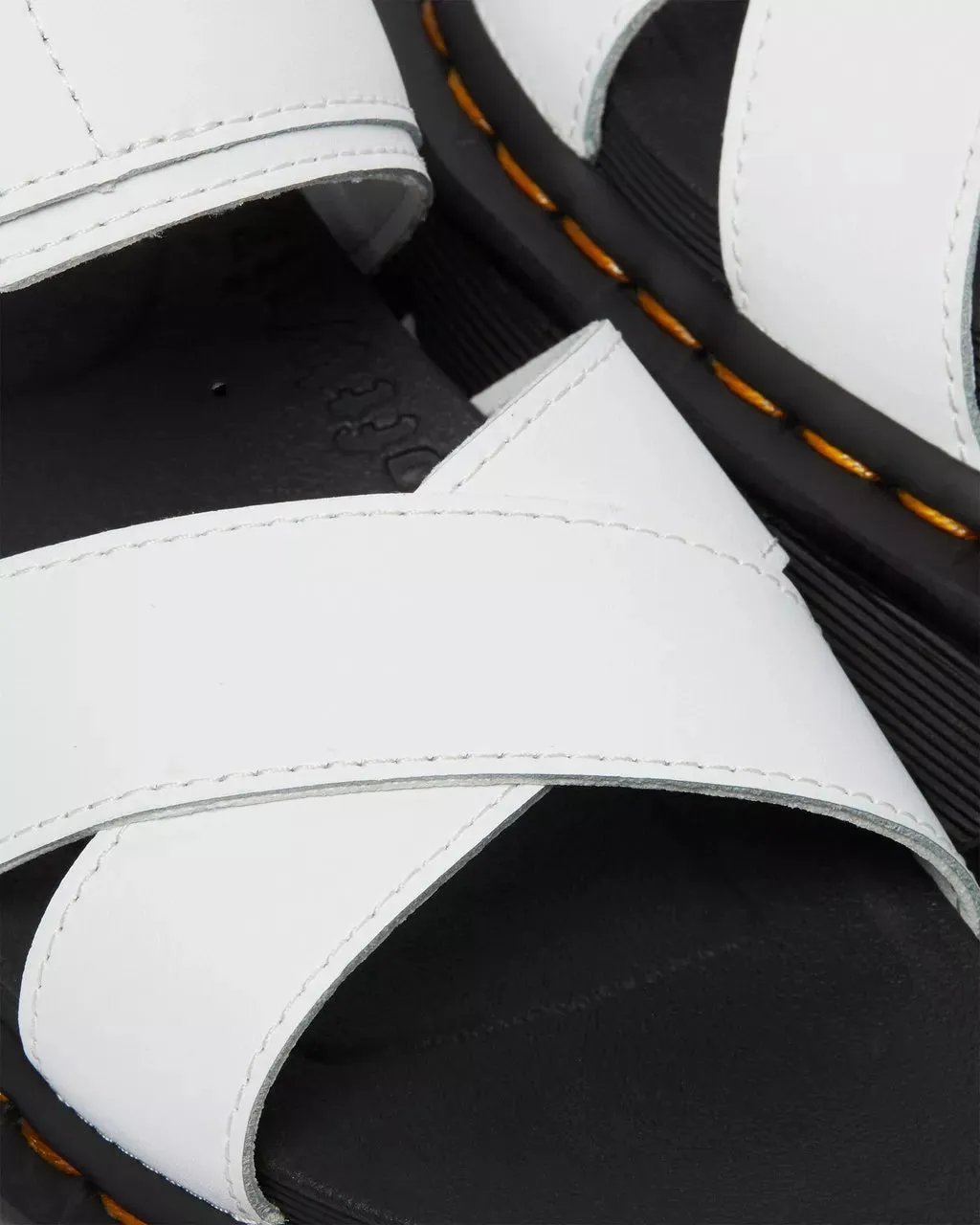 Voss II Leder-Sandalen in Weiß