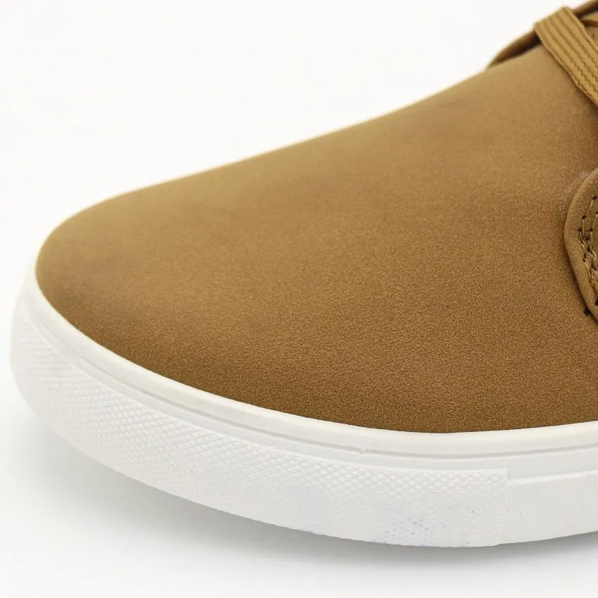 West Louis™ Mode Herbst Kunstwildleder Stiefel