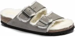 Arizona Shearling Sandalen für Damen in Steinmünze