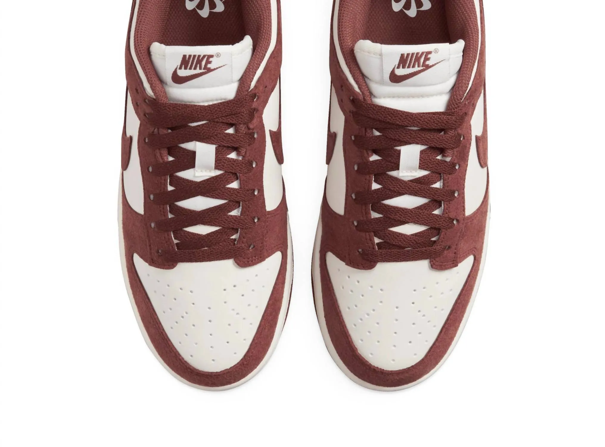 Damen Dunk Low Sneakers in Rot Sepia ecco Schuhe