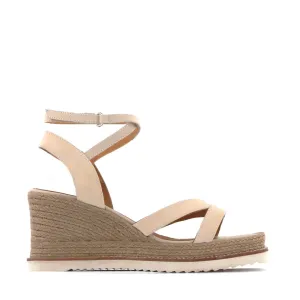 ZELINA LEDER ESPADRILLE SANDALEN