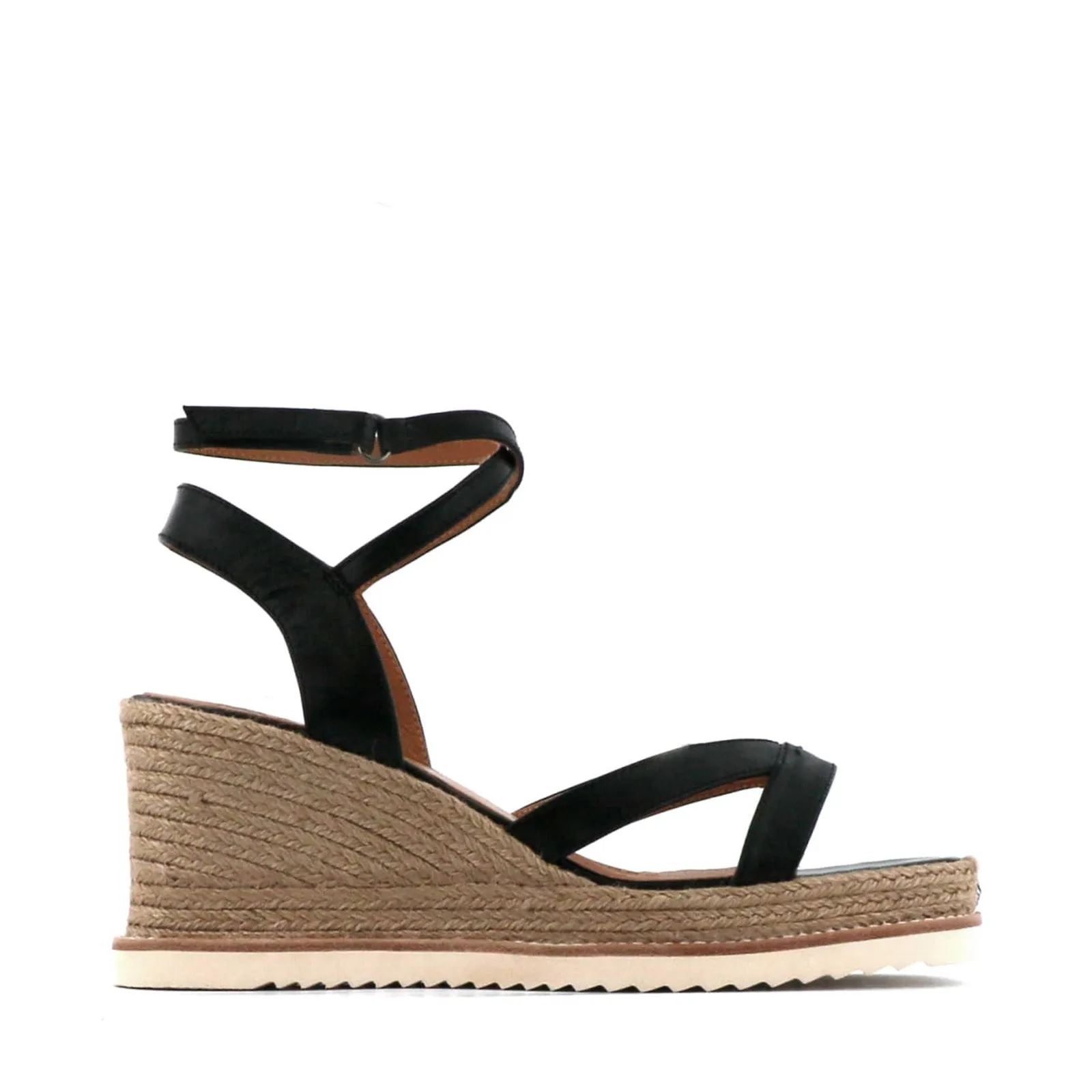 ZELINA LEDER ESPADRILLE SANDALEN