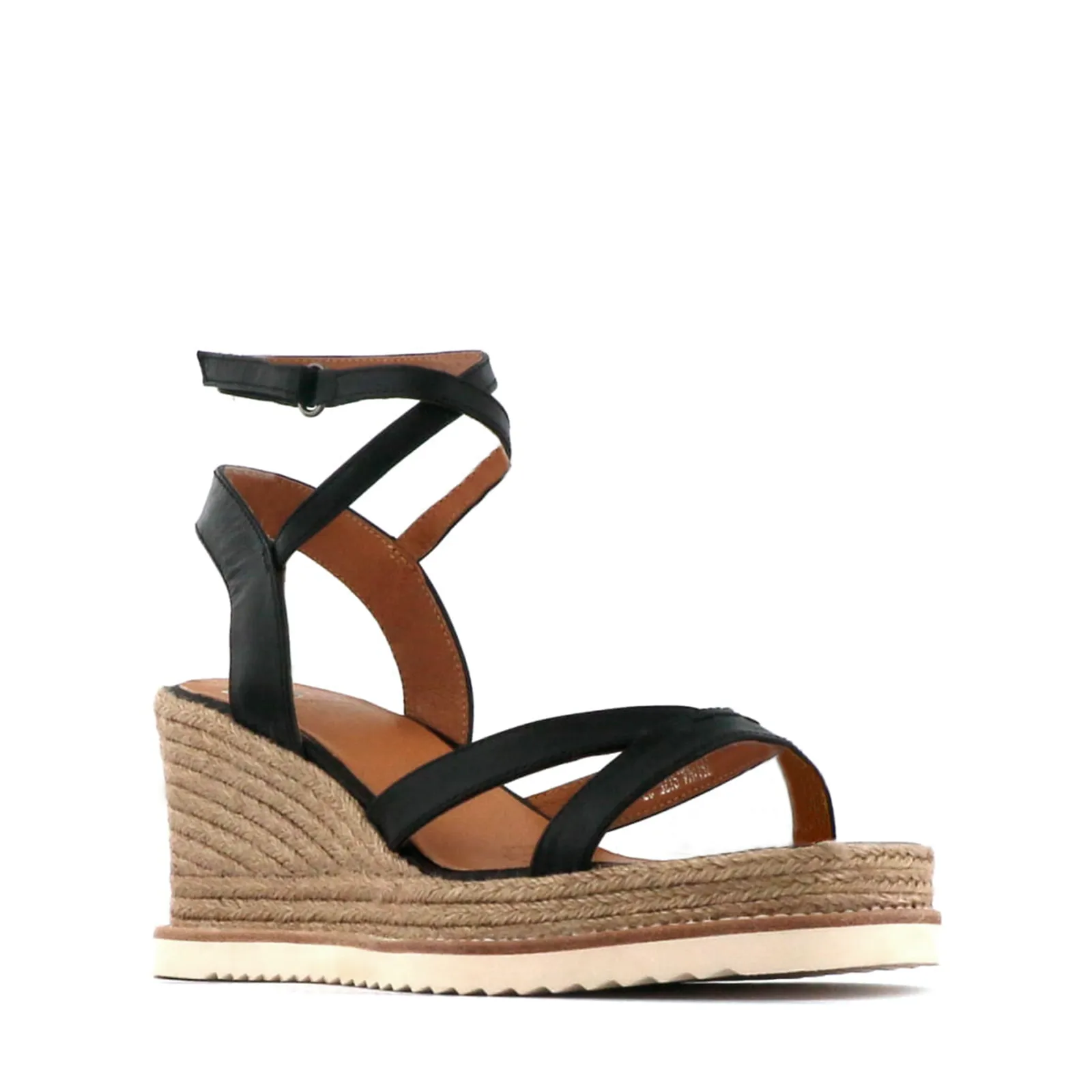 ZELINA LEDER ESPADRILLE SANDALEN